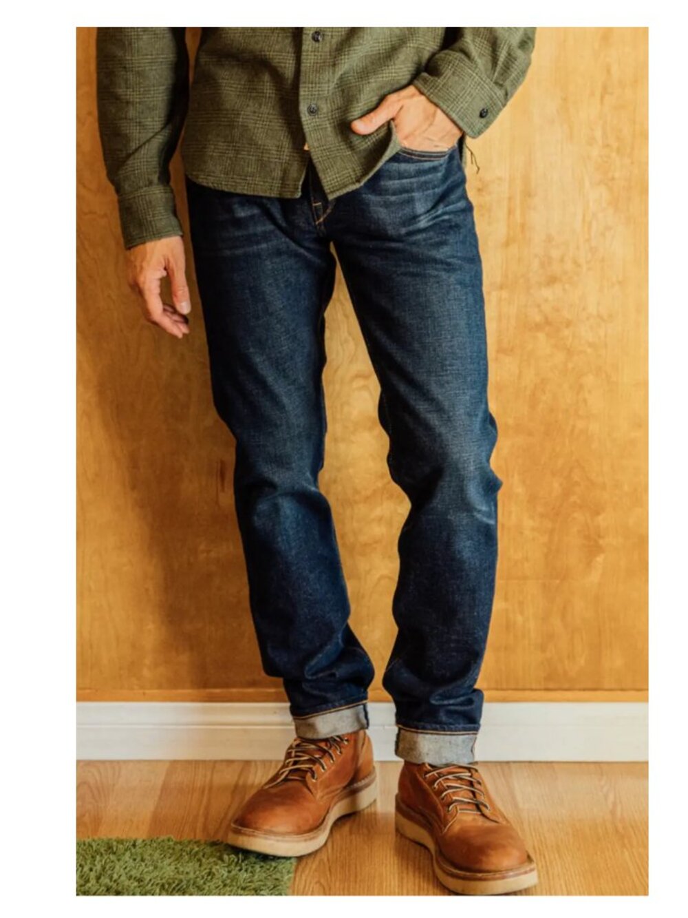 Hiroshi Kato Pen Slim Jeans Indigo 14oz Stretch Selvedge 32